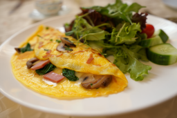 Air Fryer Omelette - American Breakfast