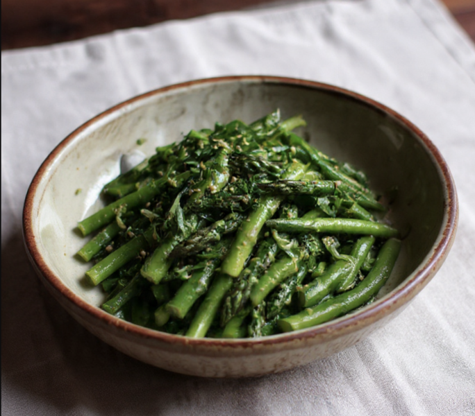 Asparagus, Mustard and Herb Salad - British Salad