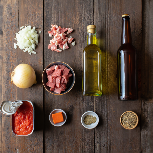 Ingredients for Beef Casserole