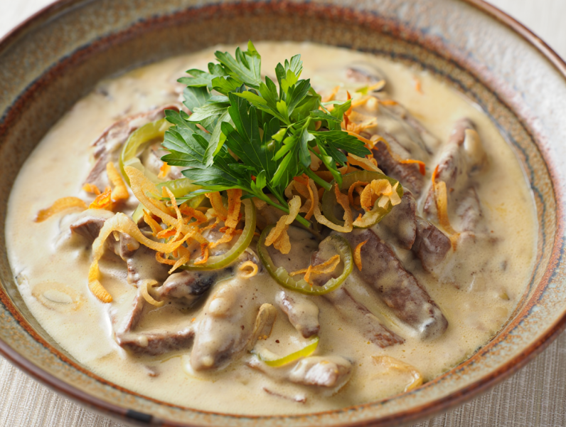 Beef Stroganoff - Russian Main Course