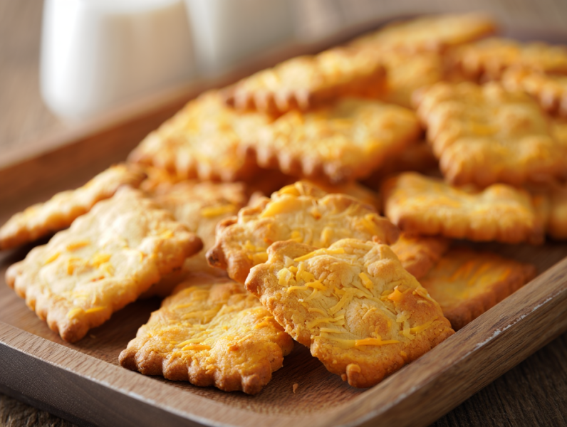 Cheddar Cheese Crackers - American Snack