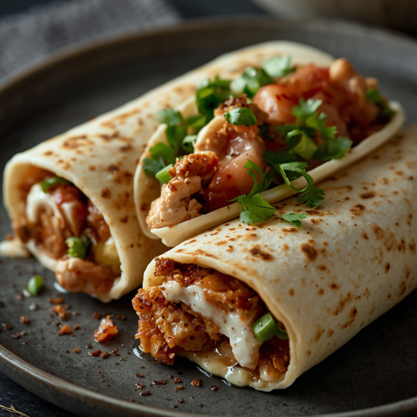 Chicken Burritos - Mexican Main Dish