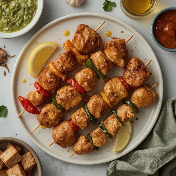 Chicken Masala Skewers - Indian Main Dish