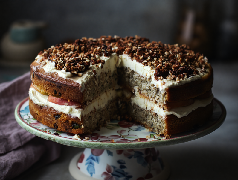 Courgette and Caraway Cake - British Dessert