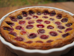 Excellent Cherry Clafoutis with Yogurt - French Dessert