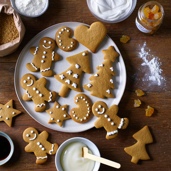 Gluten-Free Gingerbread Biscuits - British Cakes and baking