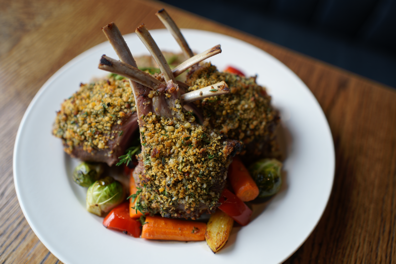 Herb Crusted Lamb Rack - French Main Course