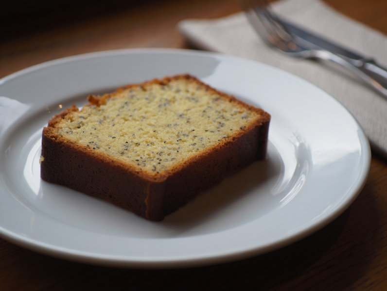Lemon Poppy Seed Cake - French Dessert