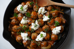 Meatballs with Fennel and Ricotta
