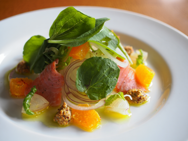 Onion, Trout and Sorrel Salad - Italian Salad