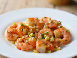 Prawns with Spring Garlic