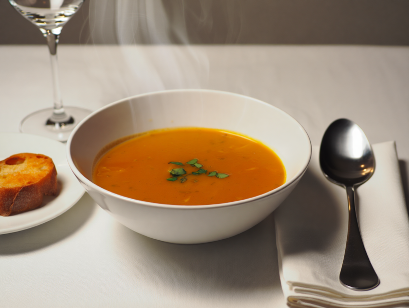 Pumpkin, Leek, and Potato Soup - French Soup
