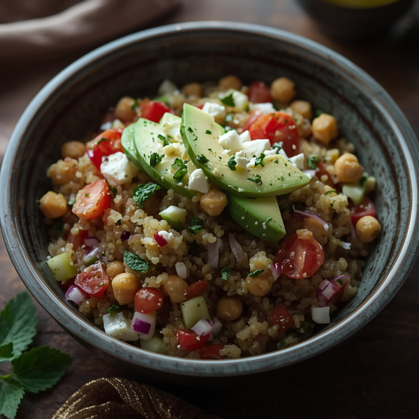 Quinoa Salad - Mediterranean Salad