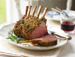 Roast rack of lamb with rosemary