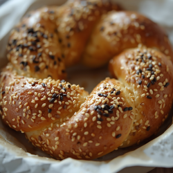 Simit (Turkish Sesame Bread Rings)
