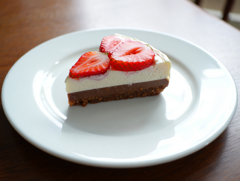 Strawberry and Nutella Cheesecake - French Dessert