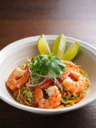 Thai prawn noodles
