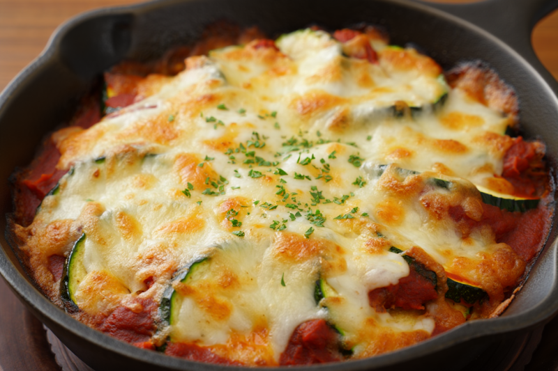 Zucchini Parmigiana - Italian Main Course